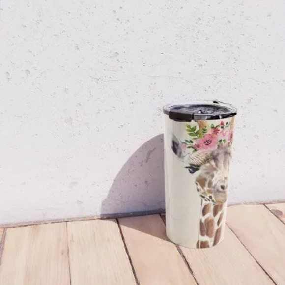 20oz giraffe travel mug - Picture 2 of 6